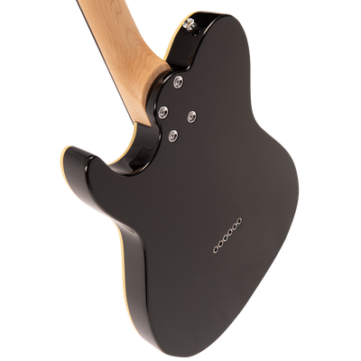 Gloss Black Fret-King Country Squire Stealth Electric Guitar
