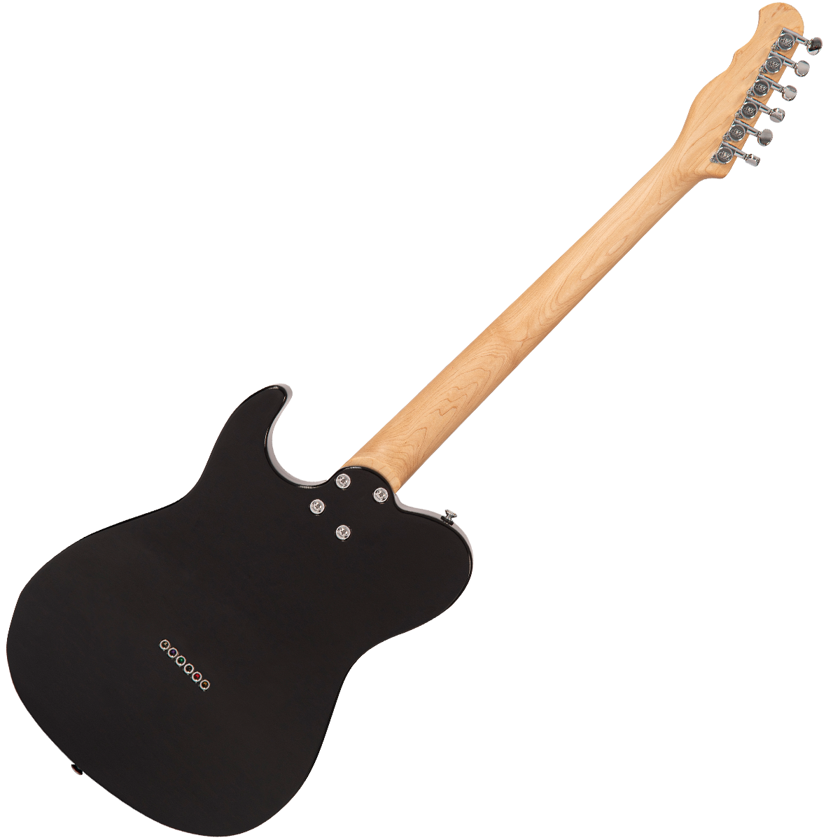Gloss Black Fret-King Country Squire Stealth Electric Guitar