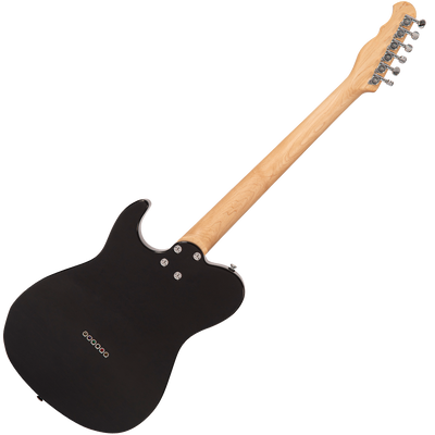 Gloss Black Fret-King Country Squire Stealth Electric Guitar