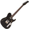 Gloss Black Fret-King Country Squire Stealth Electric Guitar