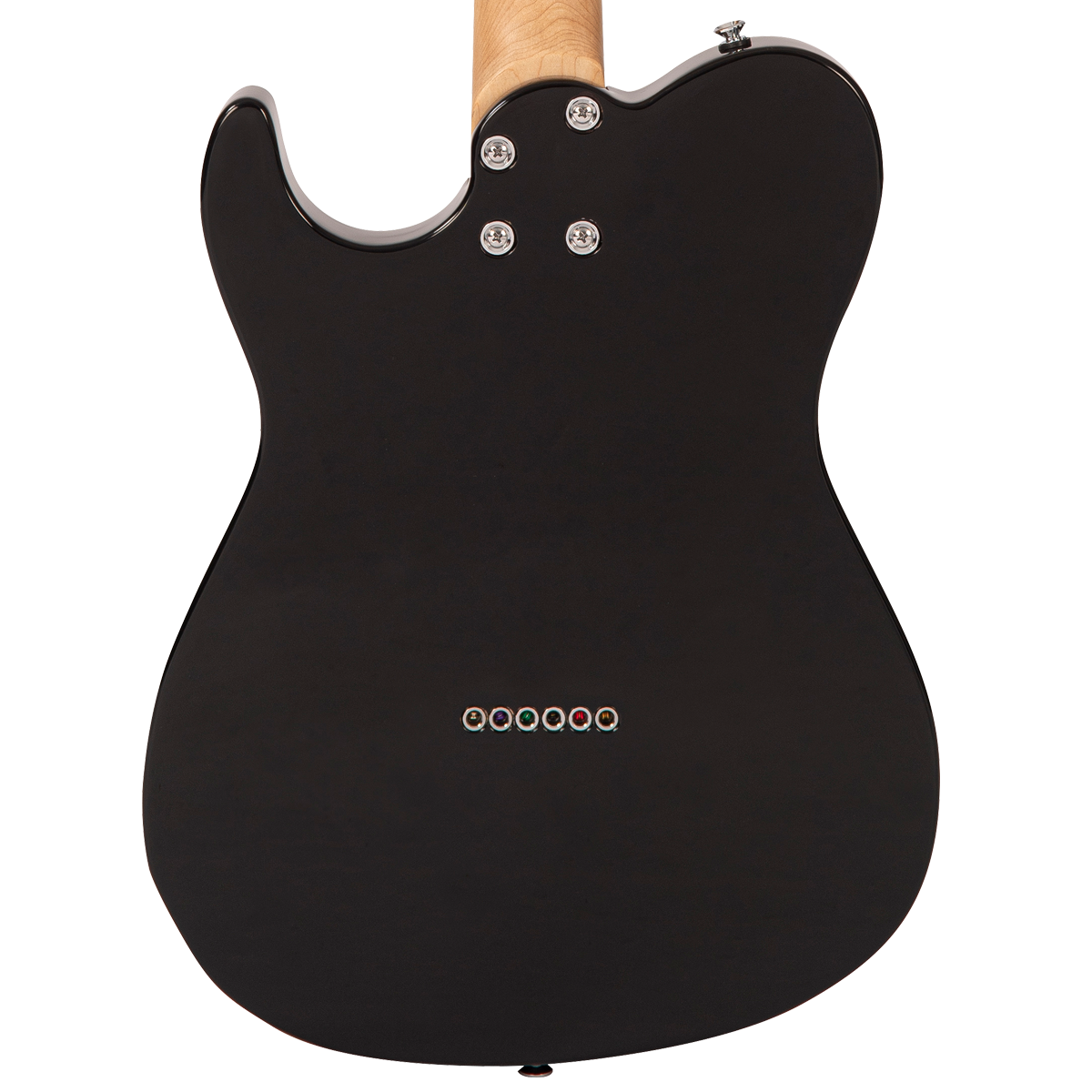 Gloss Black Fret-King Country Squire Stealth Electric Guitar