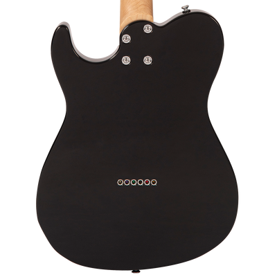 Gloss Black Fret-King Country Squire Stealth Electric Guitar