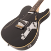 Gloss Black Fret-King Country Squire Stealth Electric Guitar