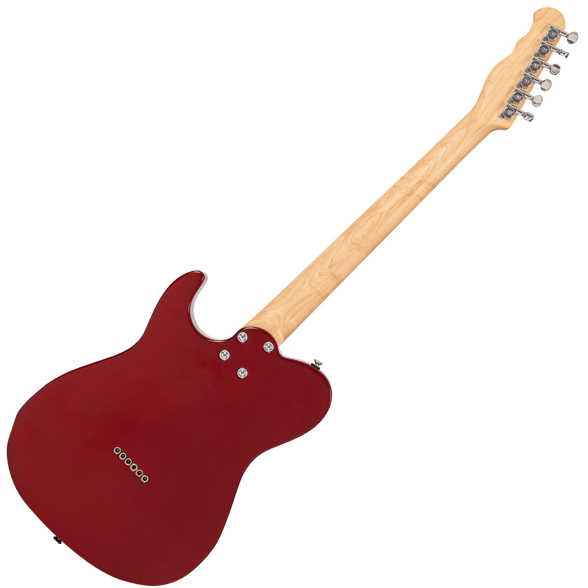 Candy Apple Red Fret-King Country Squire Stealth Electric Guitar
