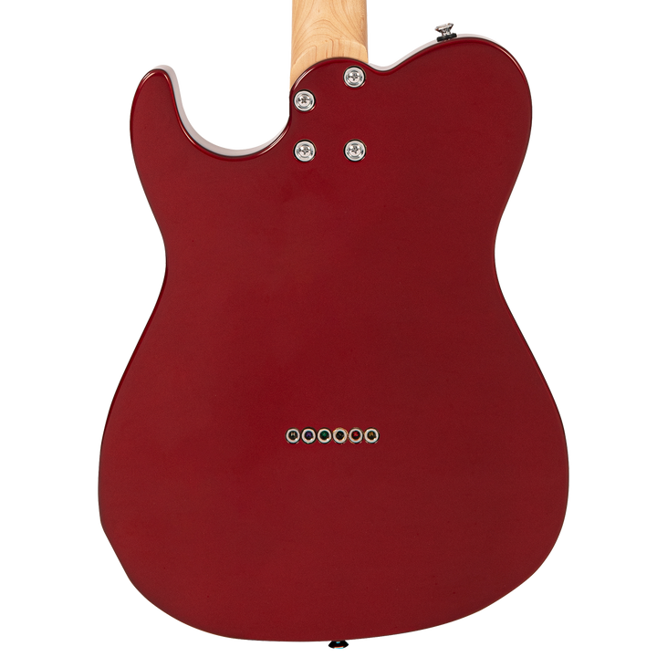 Candy Apple Red Fret-King Country Squire Stealth Electric Guitar