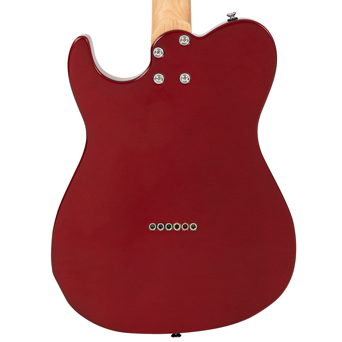 Candy Apple Red Fret-King Country Squire Stealth Electric Guitar