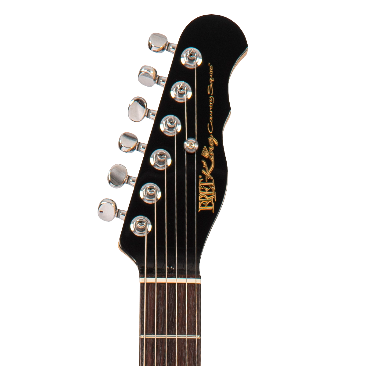 Candy Apple Red Fret-King Country Squire Stealth Electric Guitar