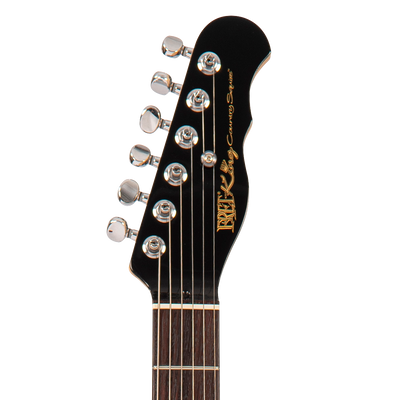 Candy Apple Red Fret-King Country Squire Stealth Electric Guitar