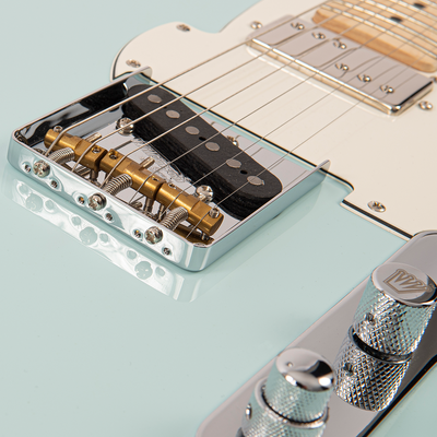 Laguna Blue Fret-King Country Squire Classic Electric Guitar