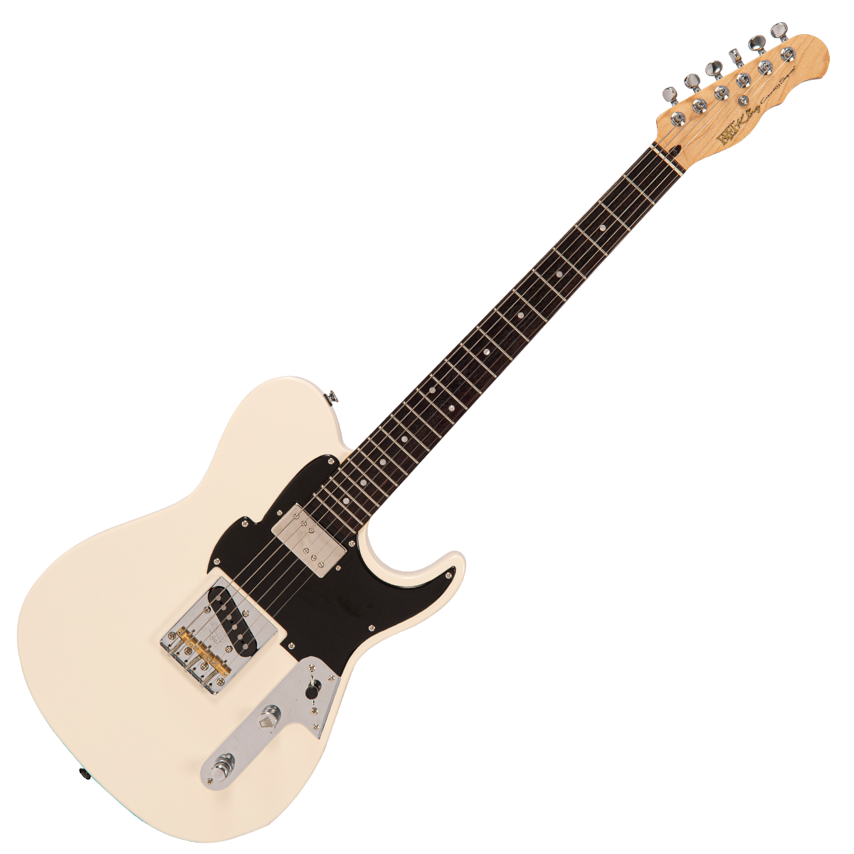 Vintage White Fret-King Country Squire Classic Electric Guitar