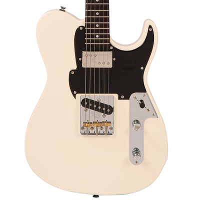 Vintage White Fret-King Country Squire Classic Electric Guitar