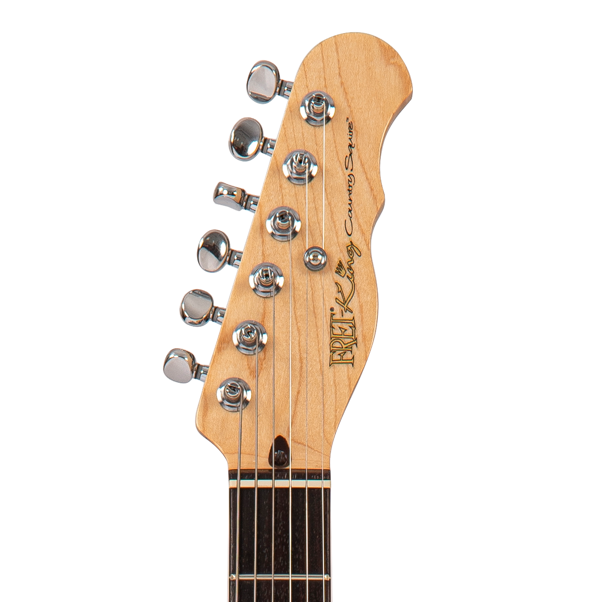 Vintage White Fret-King Country Squire Classic Electric Guitar