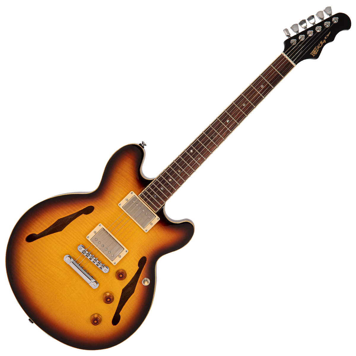 Tobacco Sunburst Fret-King Elise Custom Electric Guitar