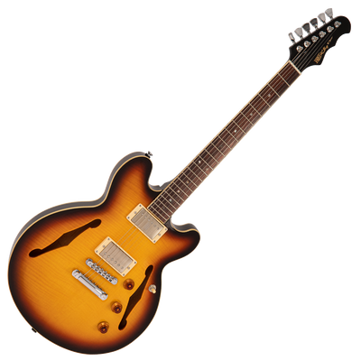 Tobacco Sunburst Fret-King Elise Custom Electric Guitar