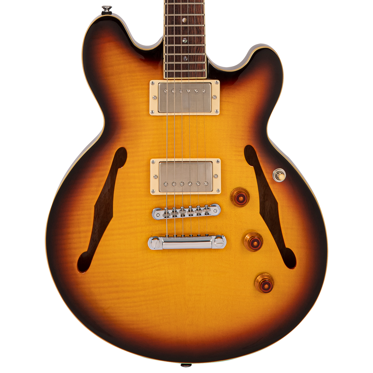 Tobacco Sunburst Fret-King Elise Custom Electric Guitar