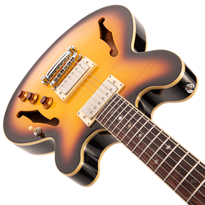 Tobacco Sunburst Fret-King Elise Custom Electric Guitar
