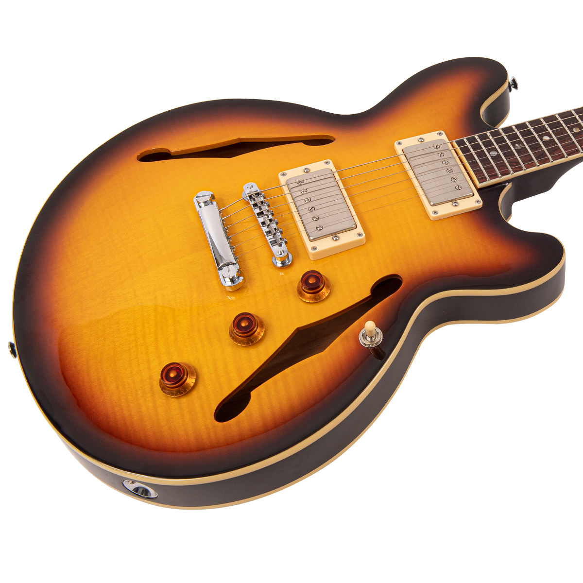 Tobacco Sunburst Fret-King Elise Custom Electric Guitar