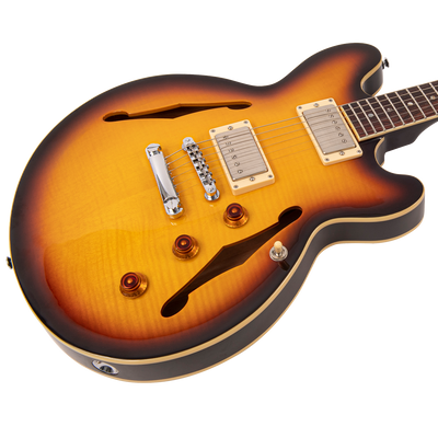 Tobacco Sunburst Fret-King Elise Custom Electric Guitar