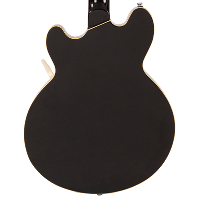Gloss Black Fret-King Elise Custom with vintage style Vibrato Electric Guitar 