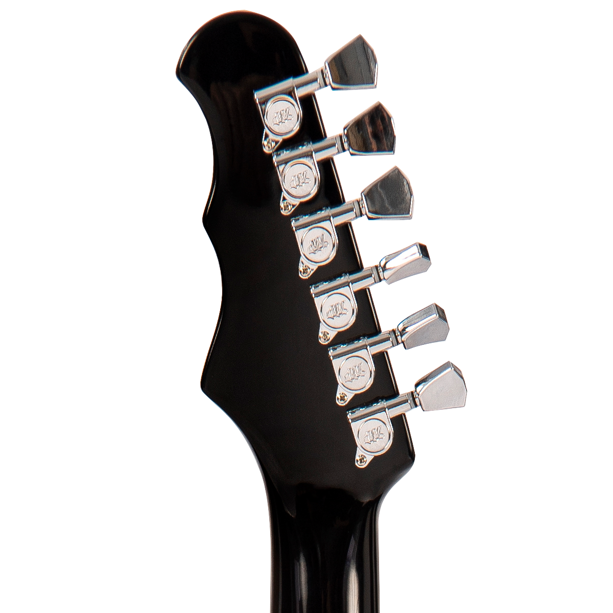 Gloss Black Fret-King Elise Custom with vintage style Vibrato Electric Guitar 