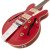 Cherry Red Fret-King Elise Custom with vintage style Vibrato Electric Guitar