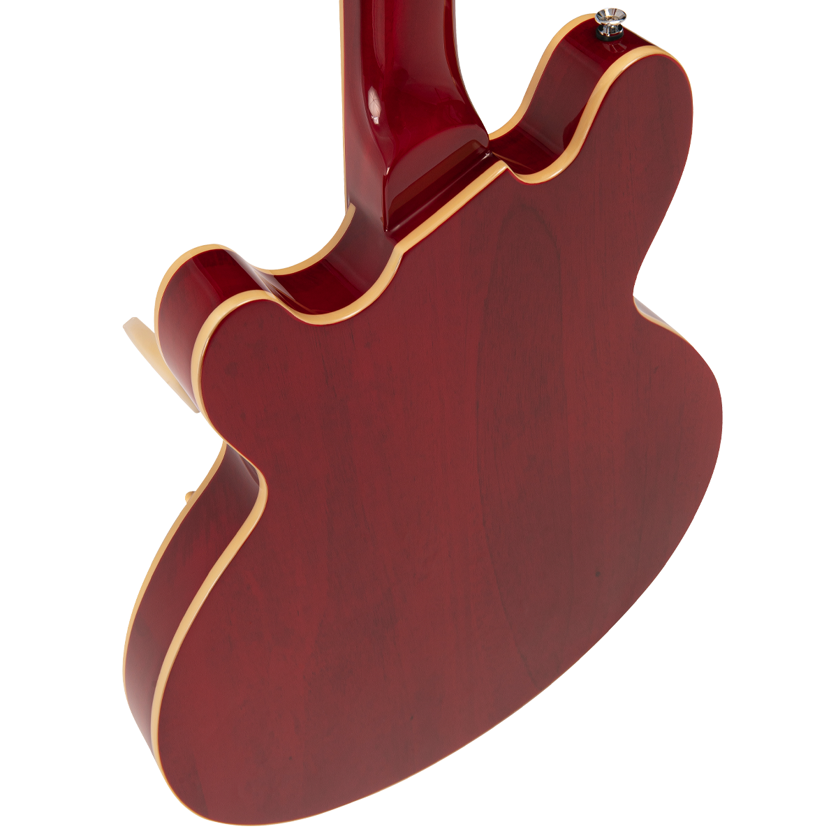 Cherry Red Fret-King Elise Custom with vintage style Vibrato Electric Guitar