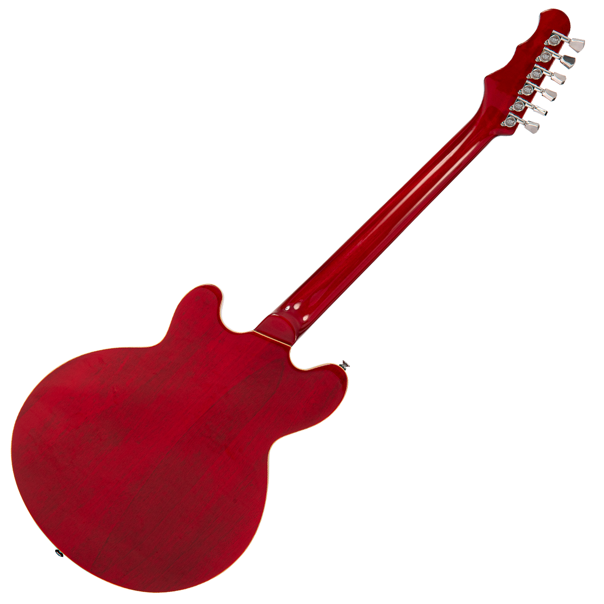 Cherry Red Fret-King Elise Custom with vintage style Vibrato Electric Guitar
