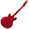 Cherry Red Fret-King Elise Custom with vintage style Vibrato Electric Guitar