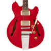 Cherry Red Fret-King Elise Custom with vintage style Vibrato Electric Guitar