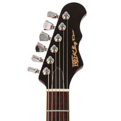 Cherry Red Fret-King Elise Custom with vintage style Vibrato Electric Guitar