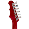 Cherry Red Fret-King Elise Custom with vintage style Vibrato Electric Guitar
