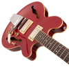 Cherry Red Fret-King Elise Custom with vintage style Vibrato Electric Guitar