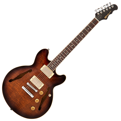 Walnut Fret-King Elise Custom Electric Guitar