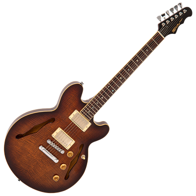Walnut Fret-King Elise Custom Electric Guitar