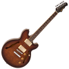 Walnut Fret-King Elise Custom Electric Guitar