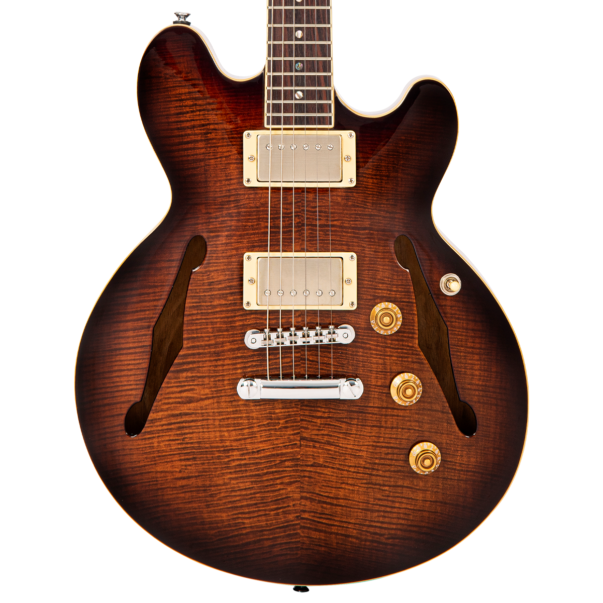 Walnut Fret-King Elise Custom Electric Guitar
