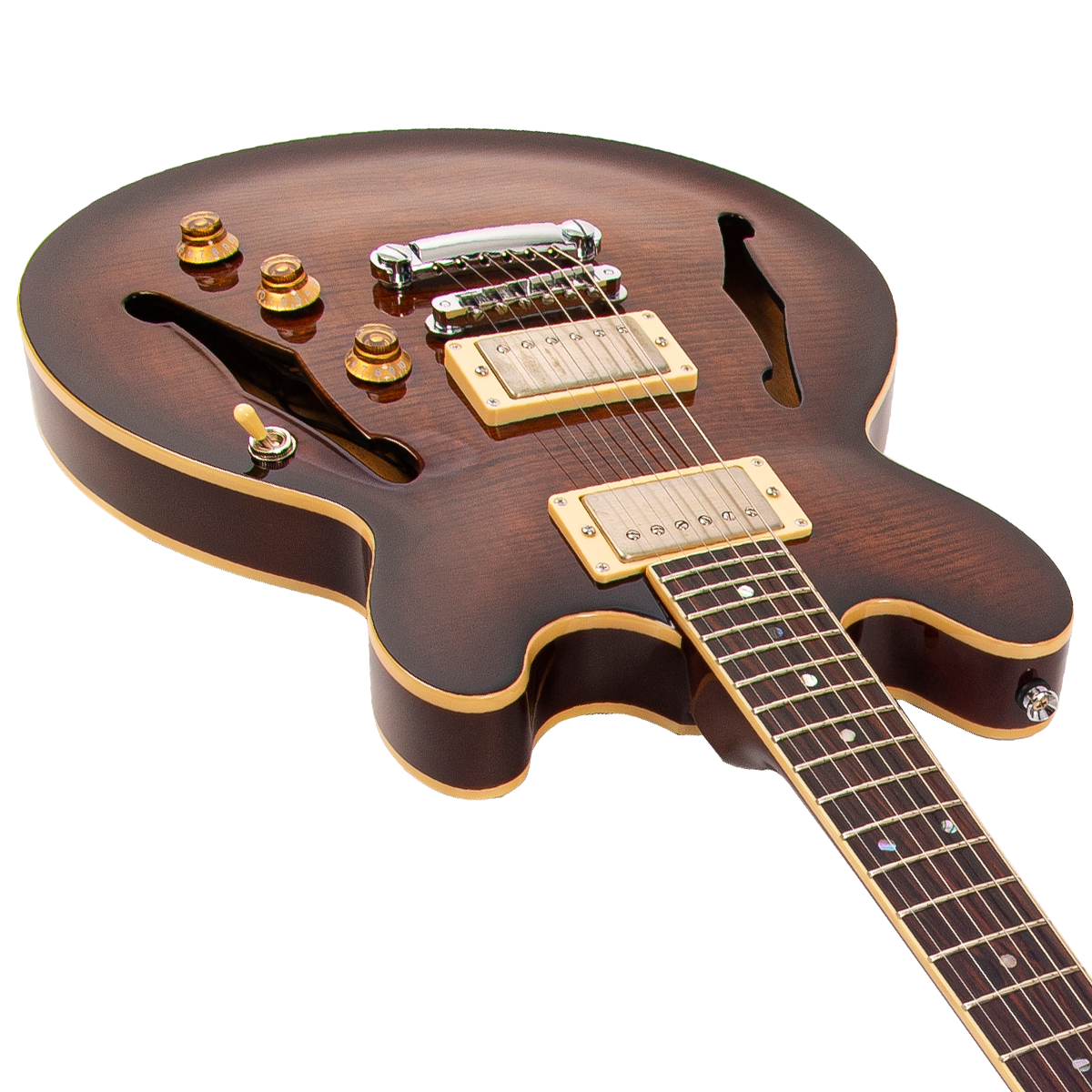 Walnut Fret-King Elise Custom Electric Guitar