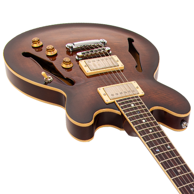 Walnut Fret-King Elise Custom Electric Guitar