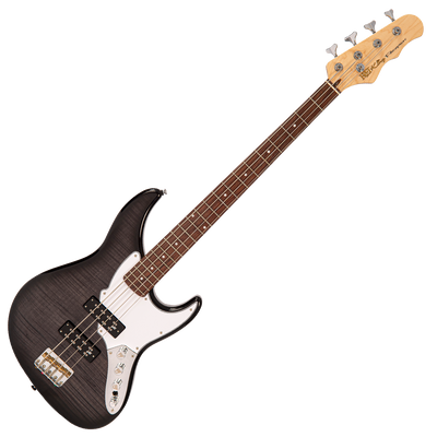Blackburst Fret-King Perception Custom Bass Guitar
