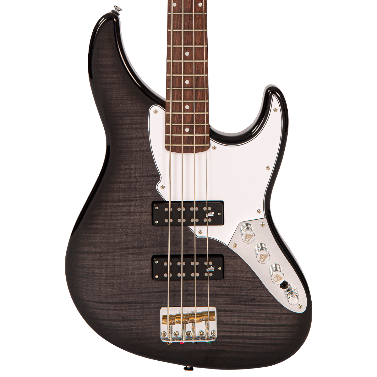 Blackburst Fret-King Perception Custom Bass Guitar