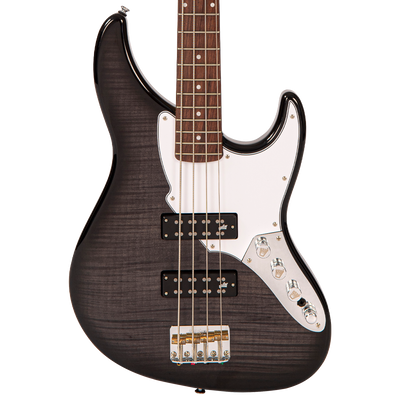 Blackburst Fret-King Perception Custom Bass Guitar