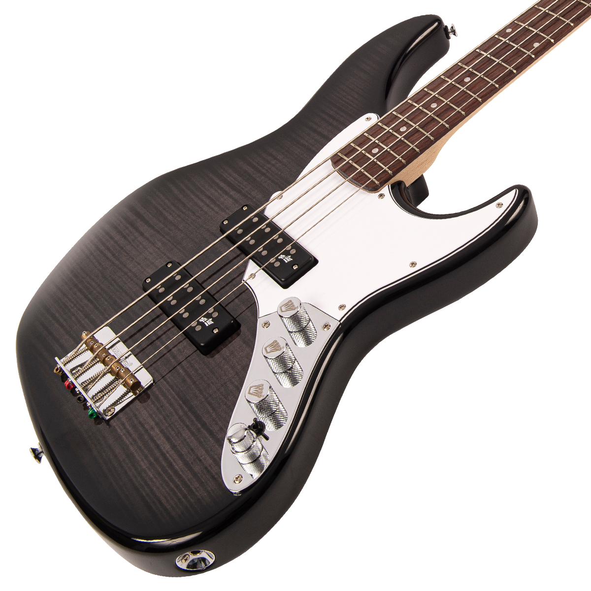 Blackburst Fret-King Perception Custom Bass Guitar