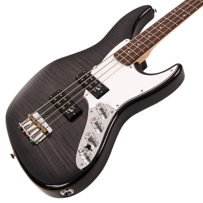 Blackburst Fret-King Perception Custom Bass Guitar