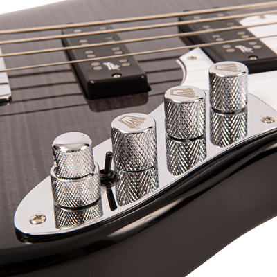 Blackburst Fret-King Perception Custom Bass Guitar