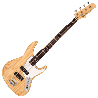 Natural Ash Fret-King Perception Custom Bass Guitar