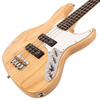 Natural Ash Fret-King Perception Custom Bass Guitar