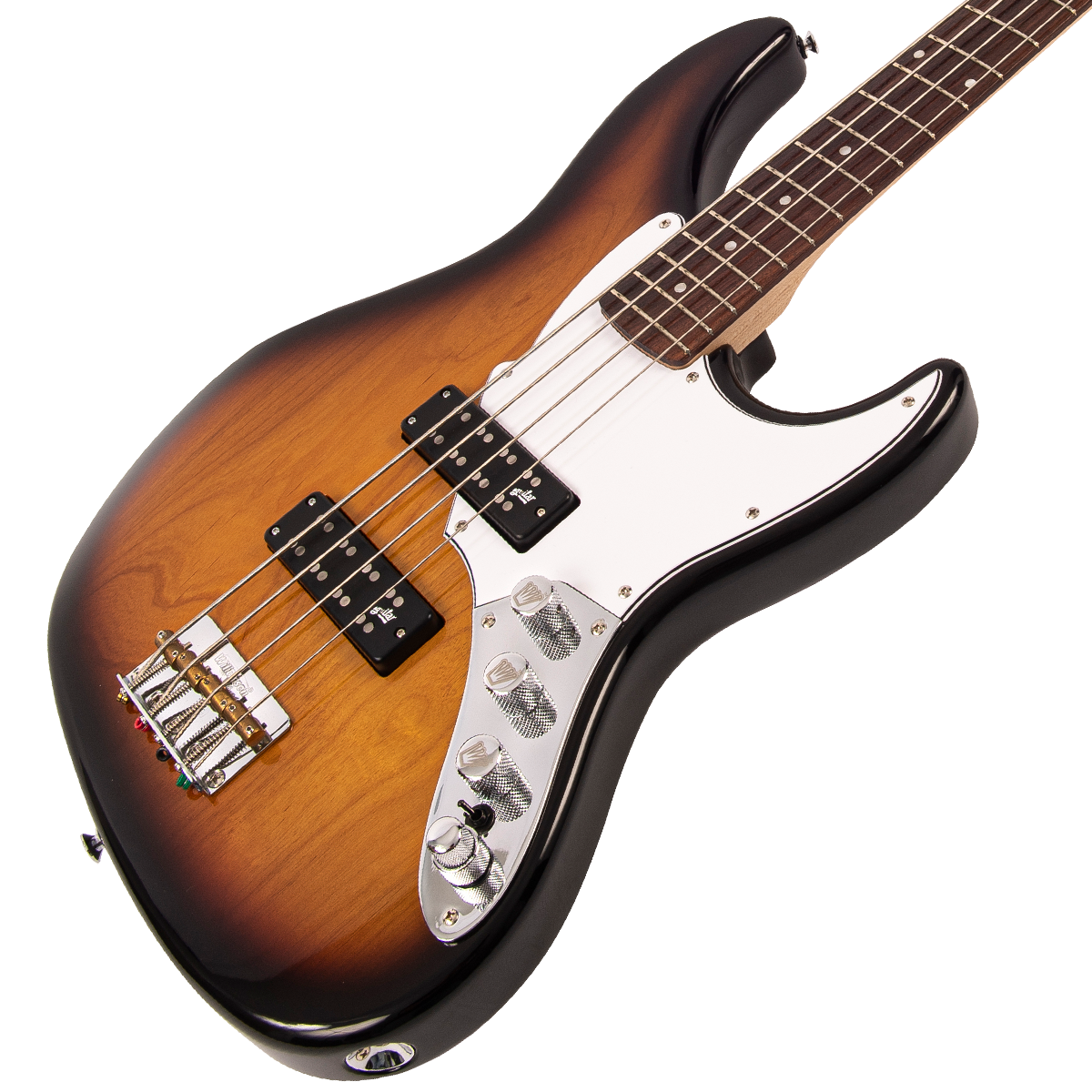 Original Classic Burst Fret-King Perception Custom Bass Guitar