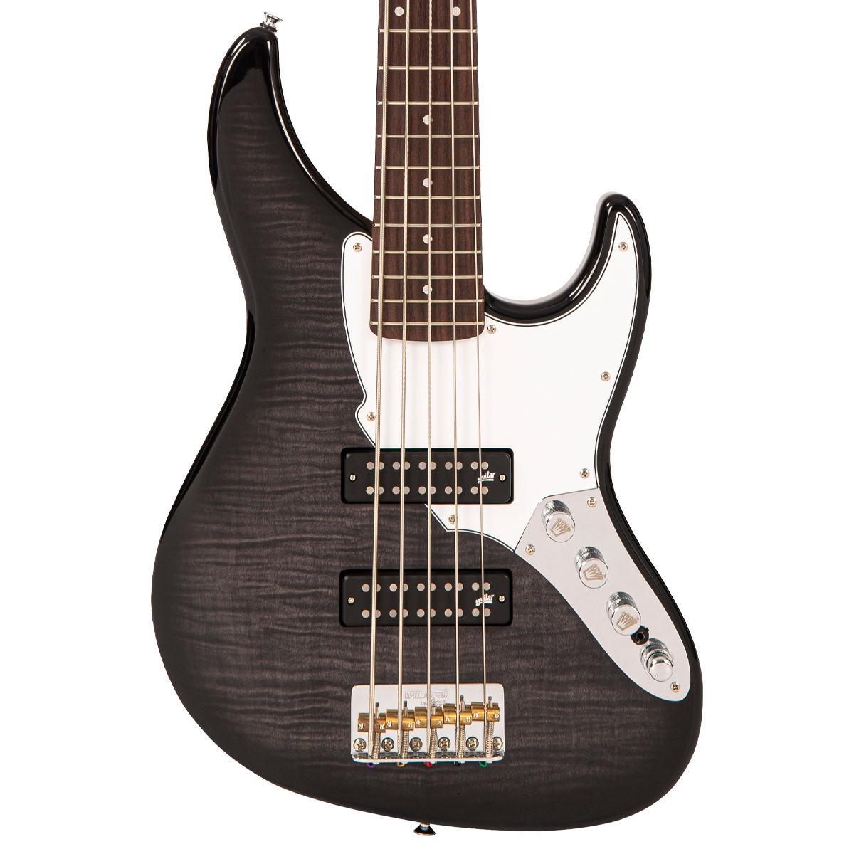 Blackburst Fret-King Perception Custom 5 String Bass Guitar 
