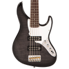 Blackburst Fret-King Perception Custom 5 String Bass Guitar 