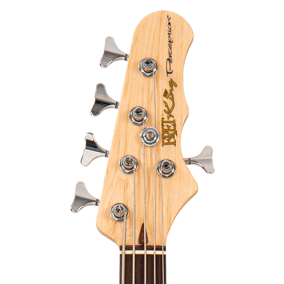 Blackburst Fret-King Perception Custom 5 String Bass Guitar 